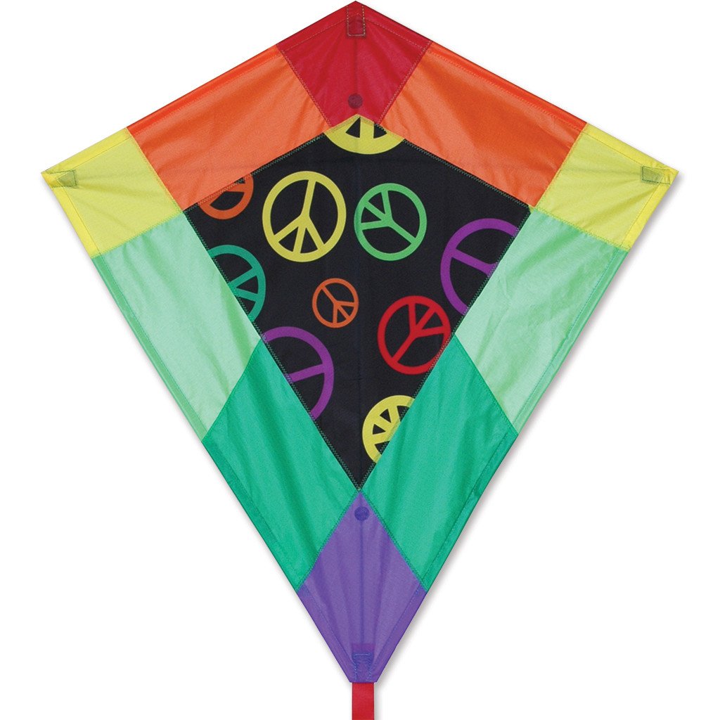 30 in. Diamond Kite - Peace