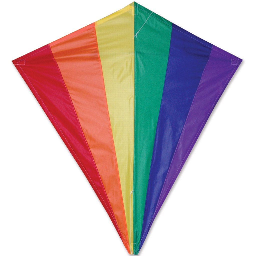 30 in. Diamond Kite - Rainbow