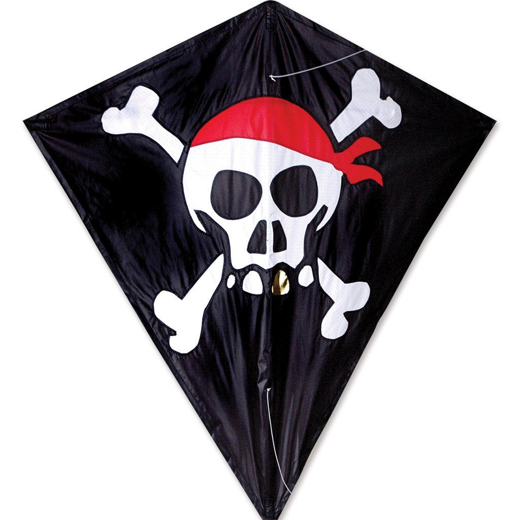 30 in. Diamond Kite - Skull & Crossbones