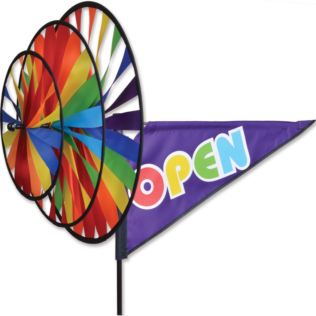 Triple Spinner - Rainbow Open