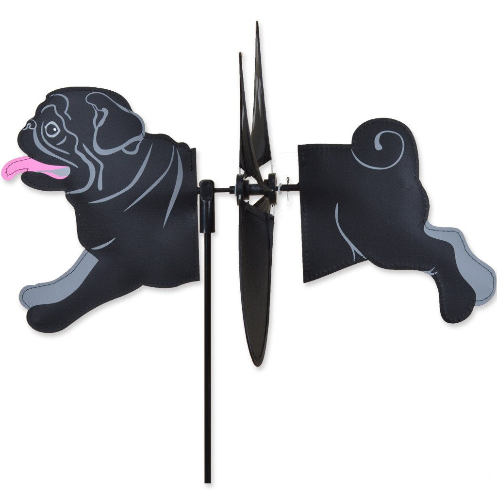 Petite Spinner - Black Pug
