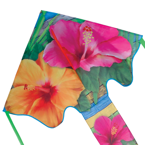 Large Easy Flyer Kite - Tropical Hibiscus
