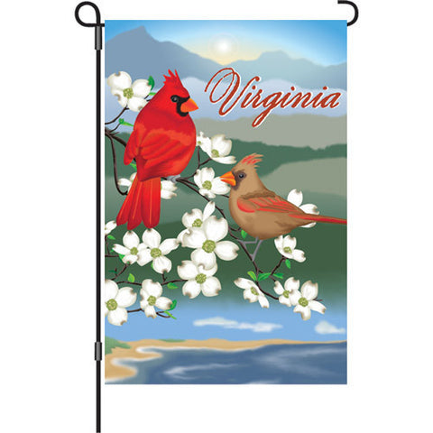 12 in. Virginia Garden Flag - Virginia