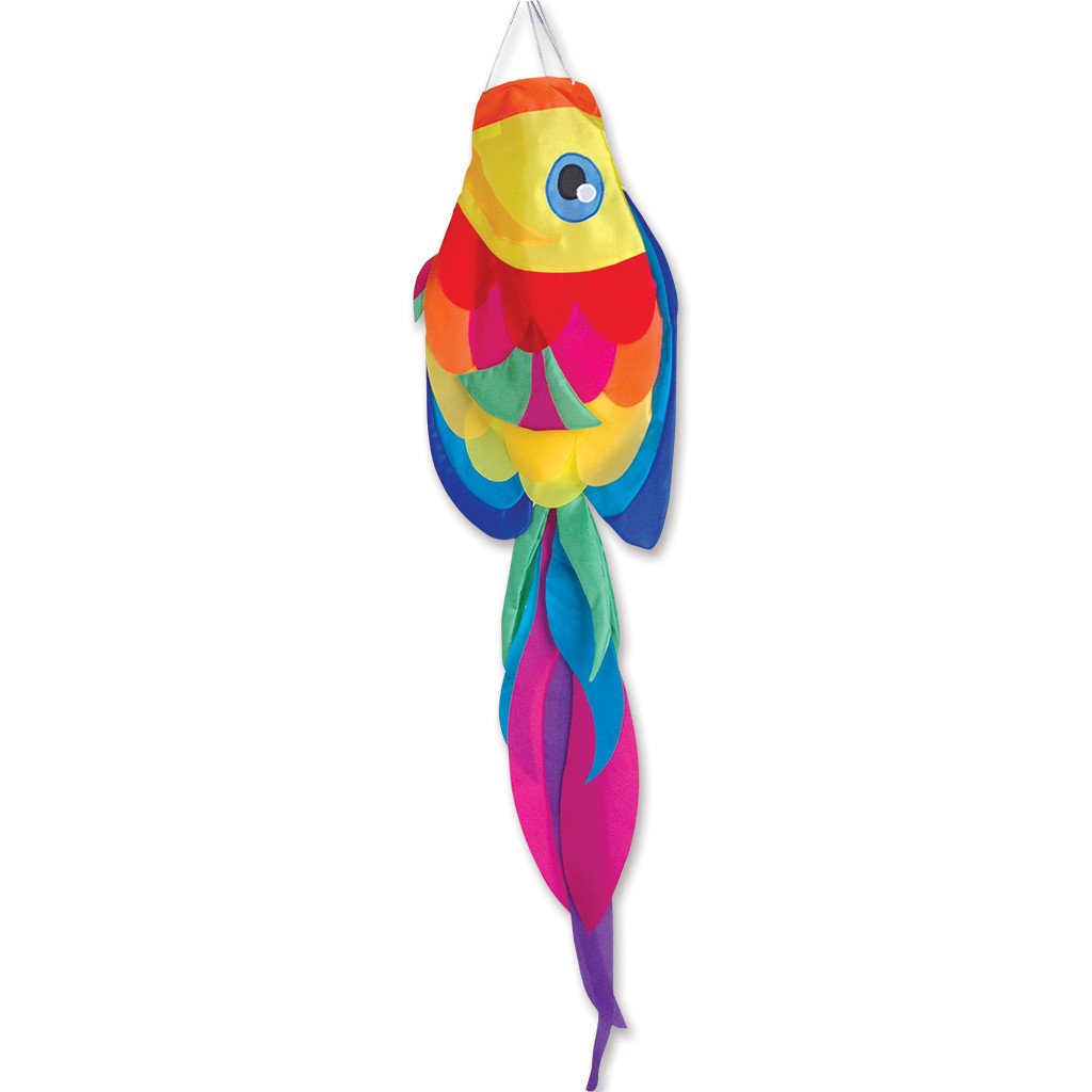 52 in. Rainbow Tang Fish Windsock