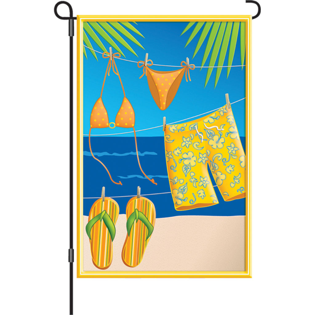 12 in. Tropical Hawaiian Garden Flag - Summer Fun