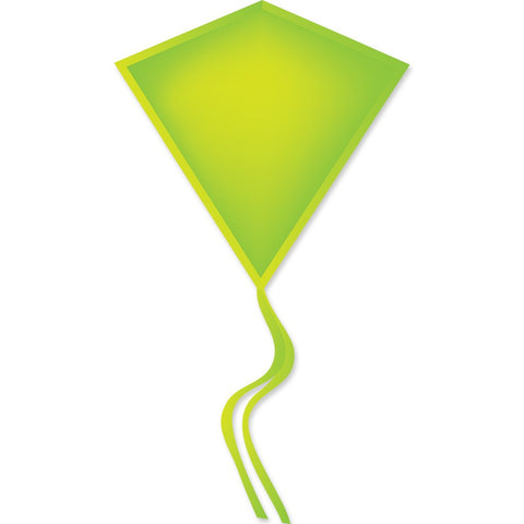 30 In. Diamond Kite - Neon Green (Bold Innovations)