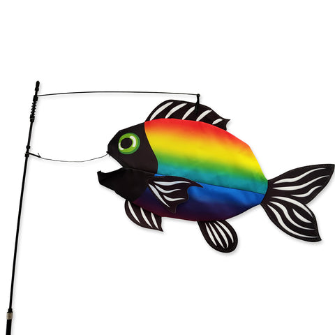 Swimming Fish - Stylized Rainbow