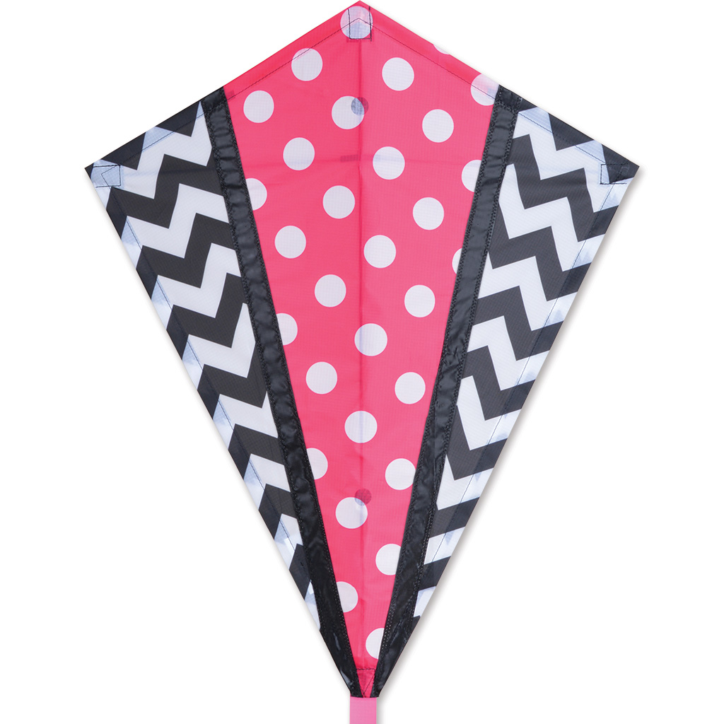 25 in. Diamond Kite - Pink Mod