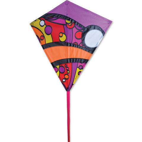 30 in. Diamond Kite - Warm Orbit