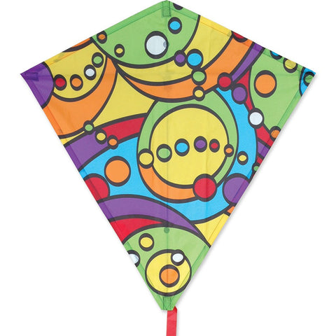 30 in. Diamond Kite - Rainbow Orbit