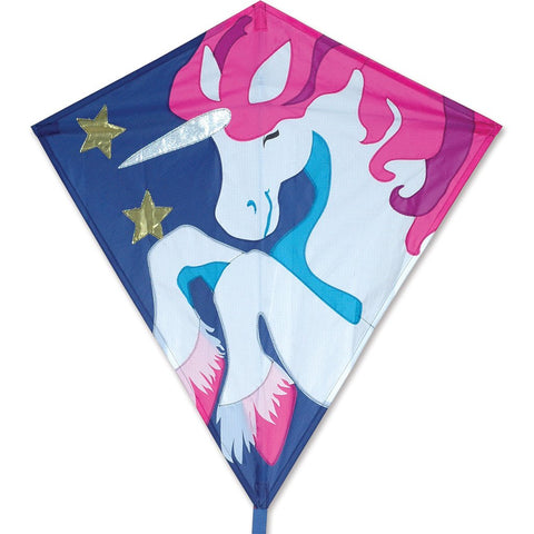 30 in. Diamond Kite - Trixie Unicorn
