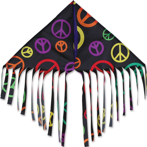 Fringe Delta Kite - Black Peace