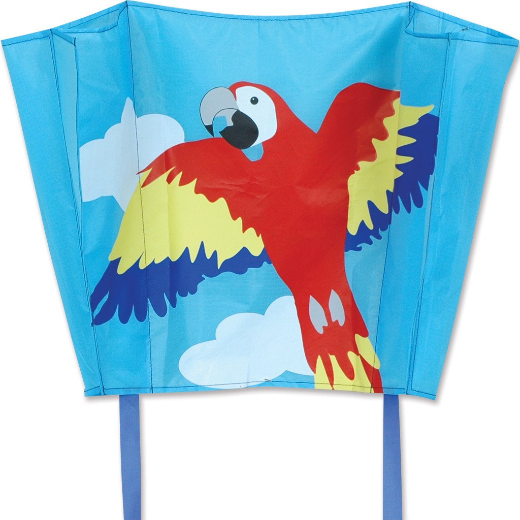 Big Back Pack Sled Kite - Macaw
