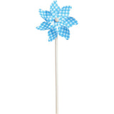 7 in. Pinwheel - Gingham (Set of 24)