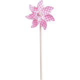 7 in. Pinwheel - Gingham (Set of 24)