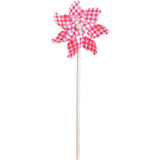 7 in. Pinwheel - Gingham (Set of 24)