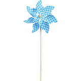 9 in. Pinwheel - Gingham (Set of 24)