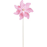 9 in. Pinwheel - Gingham (Set of 24)