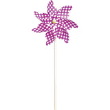 9 in. Pinwheel - Gingham (Set of 24)