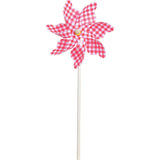 9 in. Pinwheel - Gingham (Set of 24)