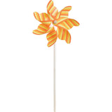 9 in. Pinwheel - Stripes (Set of 24)