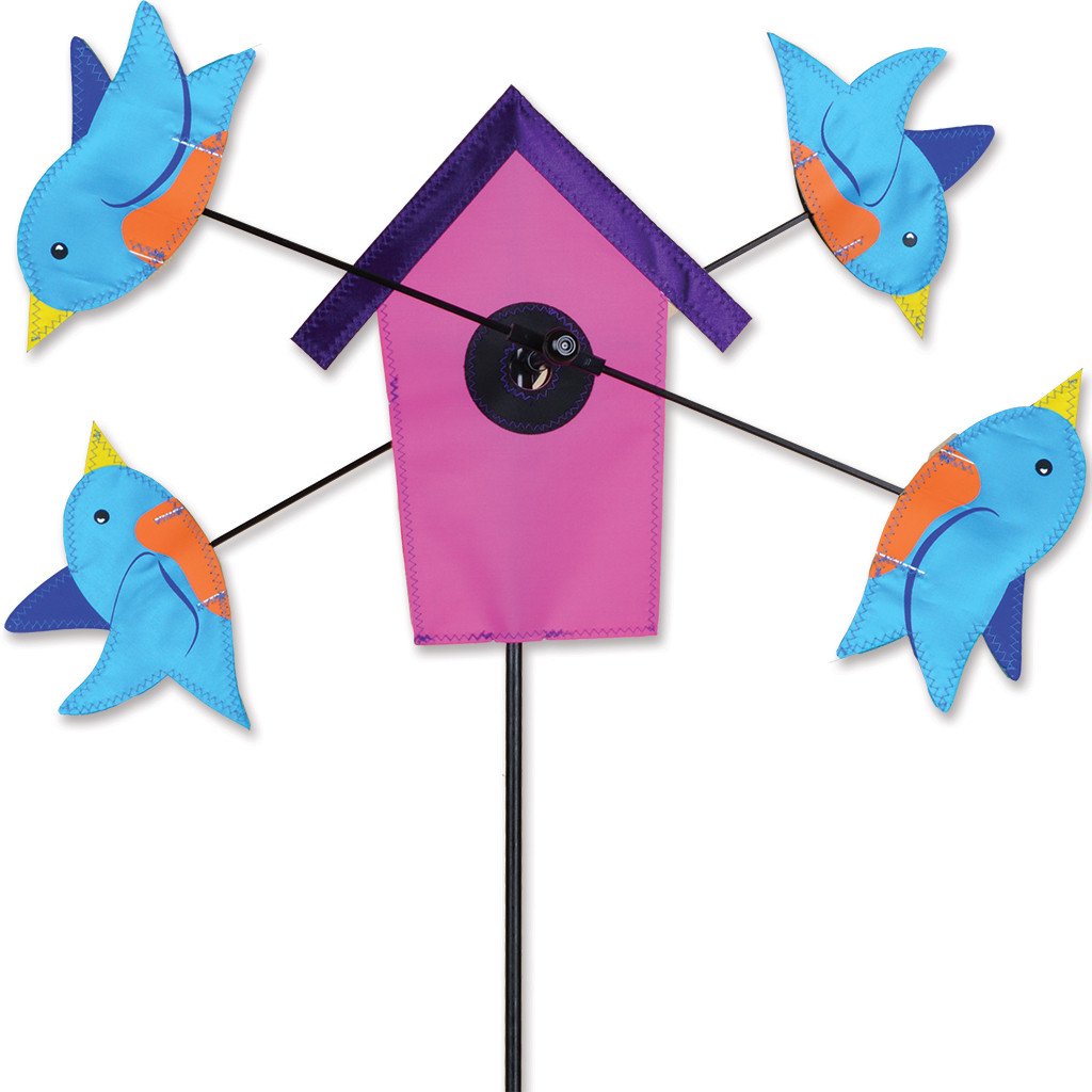 9 in. WhirliGig Spinner - Bluebird Birdhouse