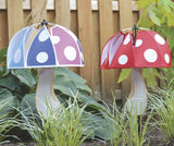 Mushroom Spinner - Red Polka