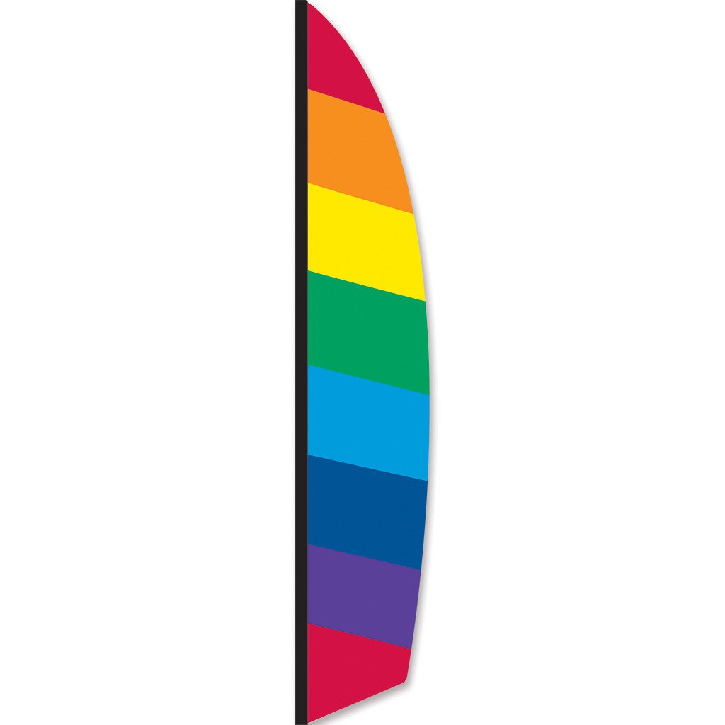 16 ft. Feather Banner - Rainbow/Solarmax