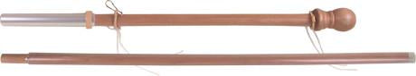 60 in. 2-Pc. Wood Flag Pole