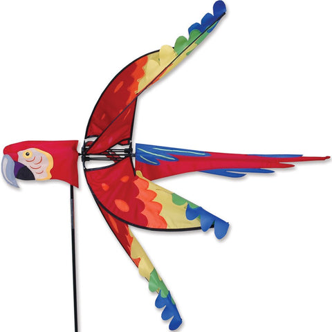 39 in. Flying Scarlet Macaw Spinner