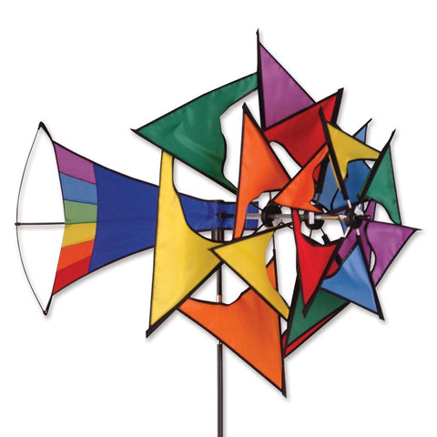 Large Rainbow Windmill Spinner