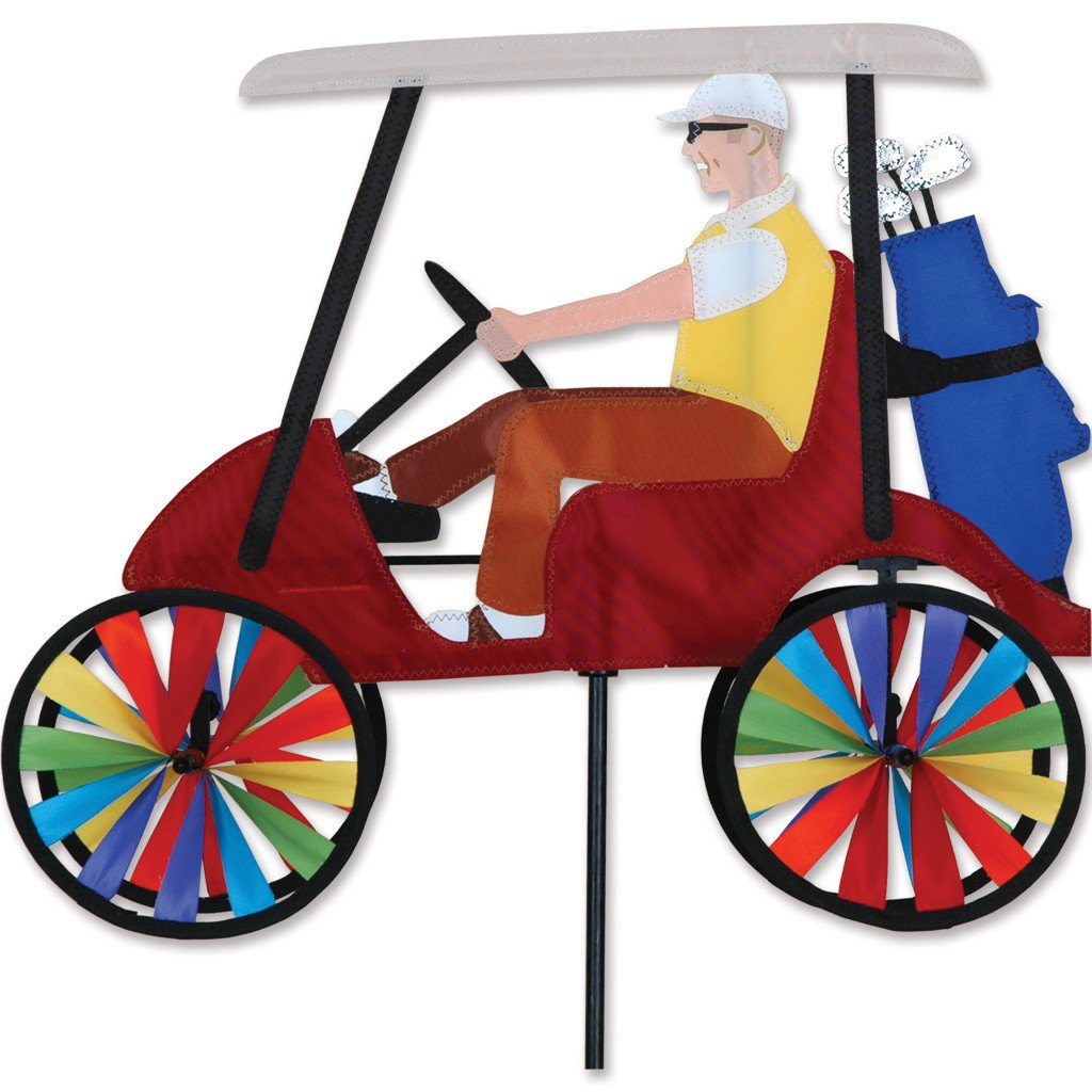 17 in. Golf Cart  Spinner - Red