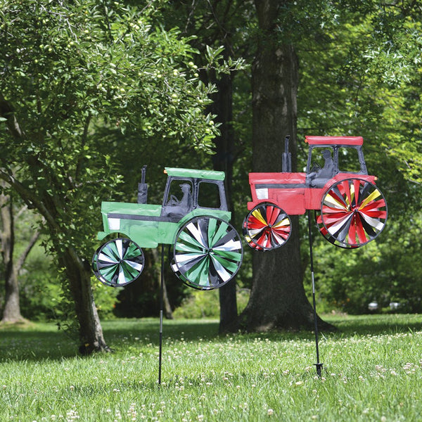 24 in. Modern Tractor Spinner - Green – OhanaWinds
