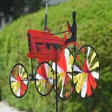 29 in. Old Tractor Spinner - Red