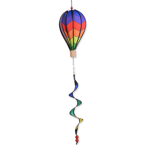 12 in. Hot Air Balloon - Chevron Rainbow