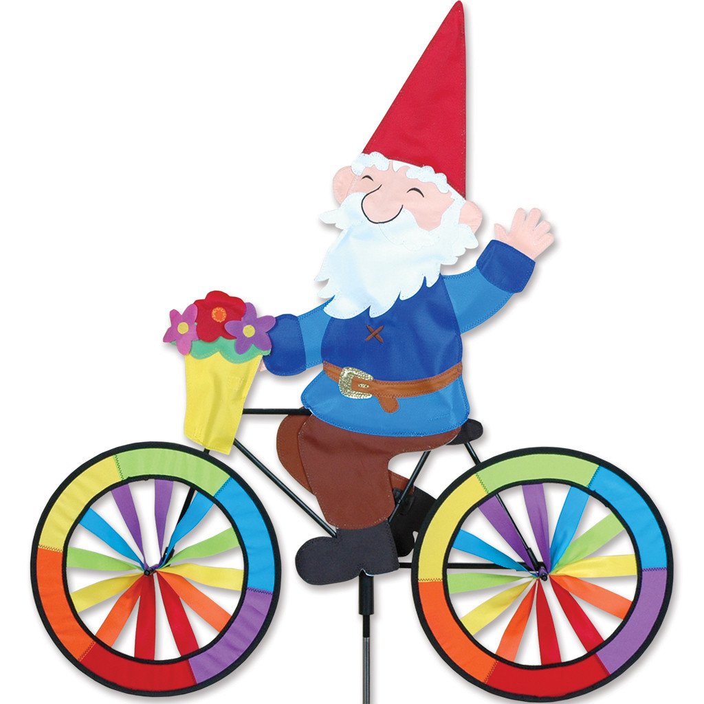 30 in. Bike Spinner - Gnome