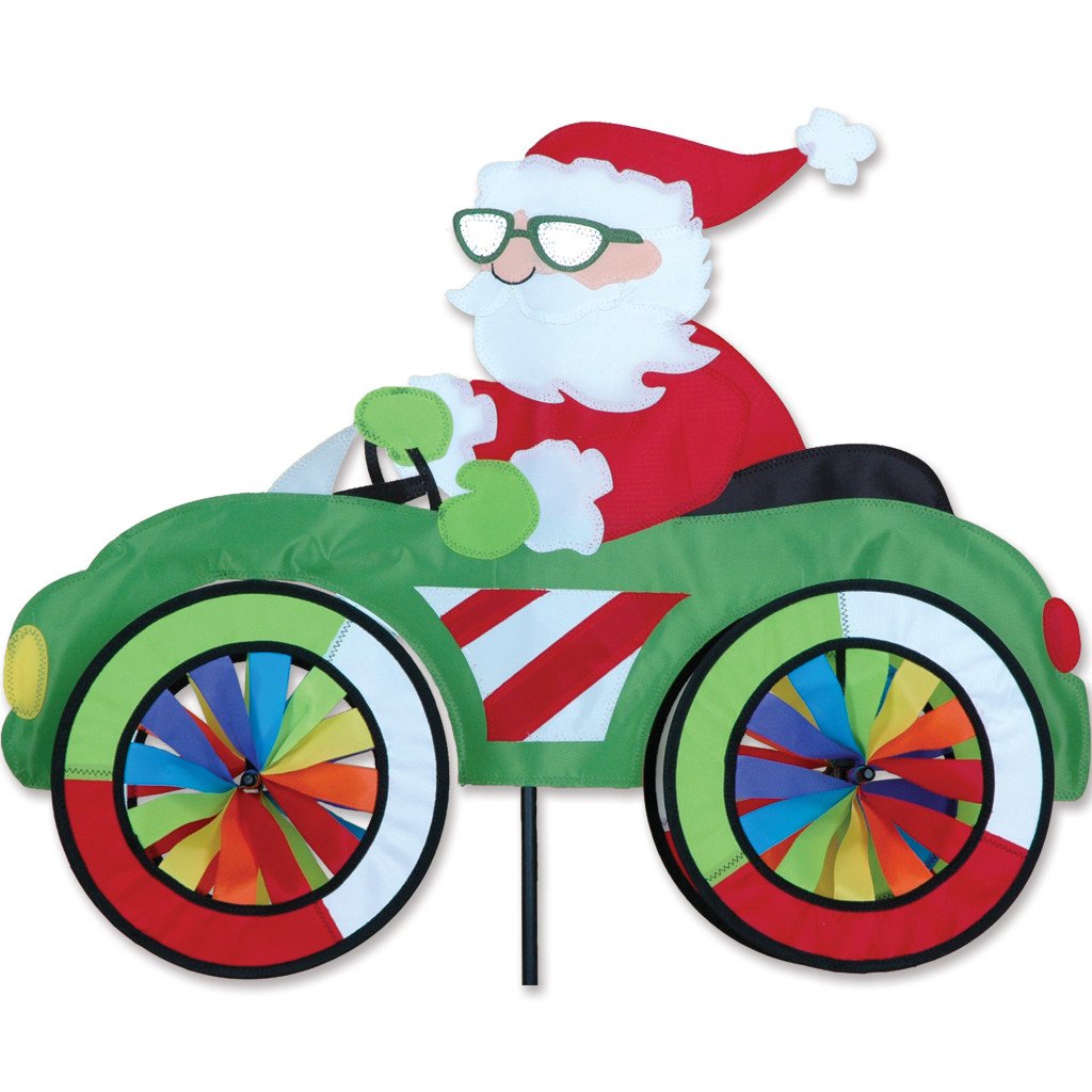 25 in. Car Spinner - Santa