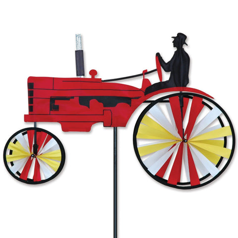 23 in. Old Tractor Spinner - Red