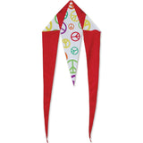 Mini Flo-tail Kite - Peace Signs