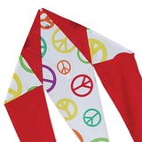 Mini Flo-tail Kite - Peace Signs