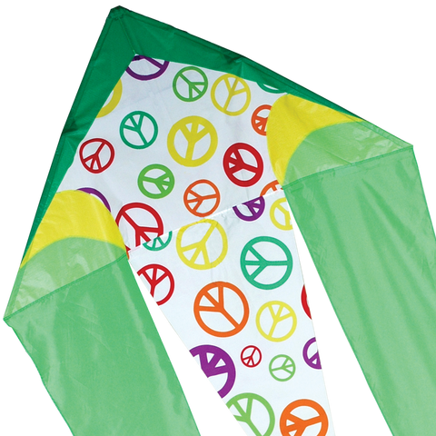45 in. Flo-tail Kite - Lime Peace