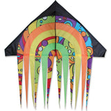 56 in. Stream Delta Kite - Rainbow Orbit