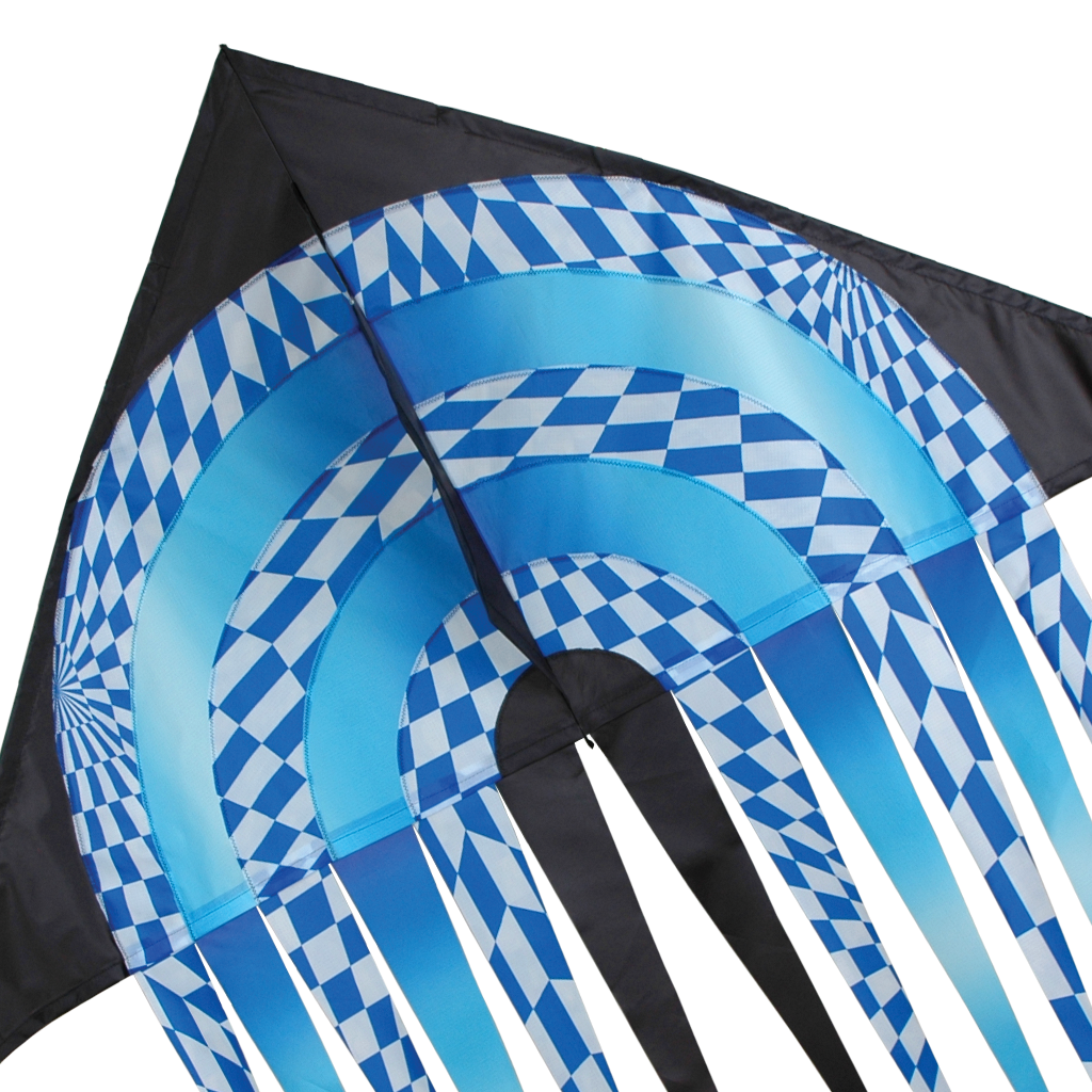 56 in. Stream Delta Kite - Blue Opt