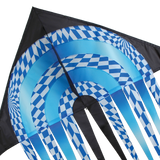 56 in. Stream Delta Kite - Blue Opt