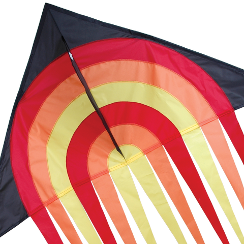 56 in. Stream Delta Kite - Fire Ball