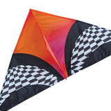 56 in. Delta Kite - Orange Opt Art