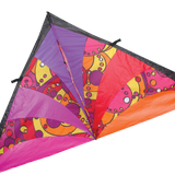 9 ft. Delta Kite - Warm Orbit