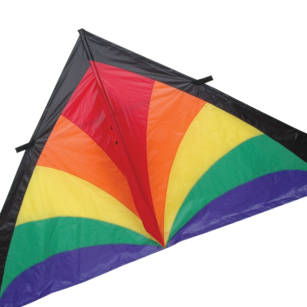 9 ft. Delta Kite - Rainbow Bursts