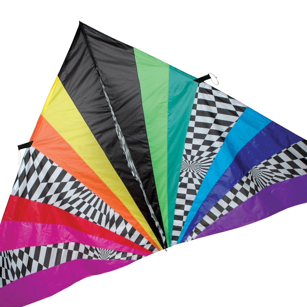 11 ft. Delta Kite - Rainbow Opt-Art