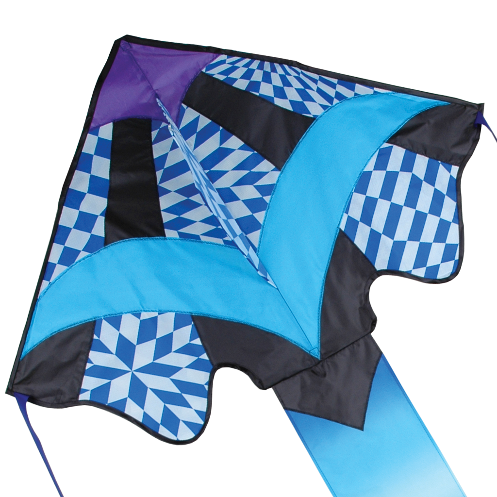 Large Easy Flyer Kite - Cool Op-Art